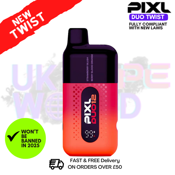Red Edition Pixl Duo Twist 6000 6K Puff Kit