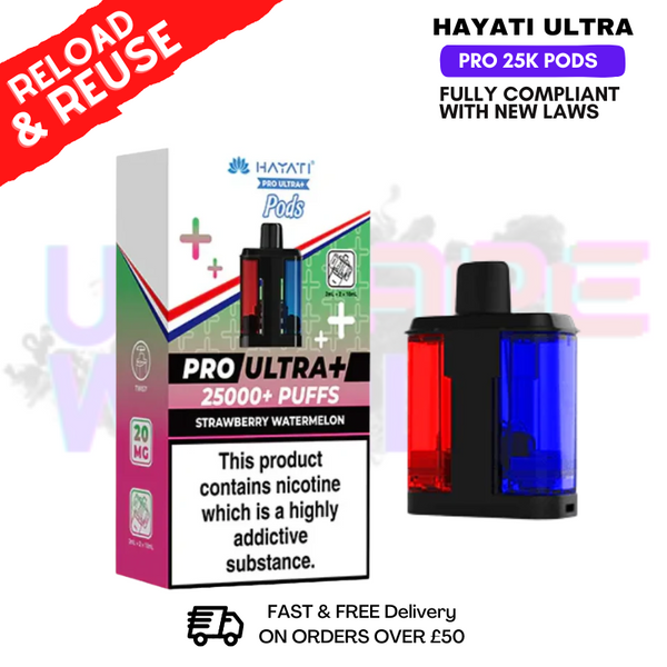 Hayati 25K Replacement Pods Pro Ultra Plus