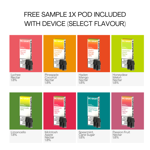Free No Saint Pods With Every Purchase - UK Vape World