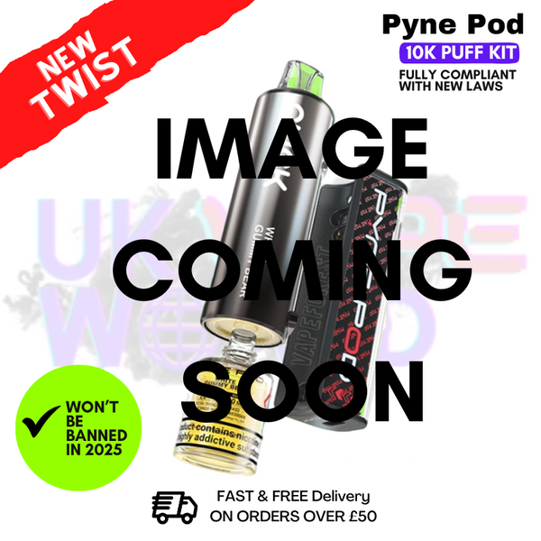 Shop Sour Cherry Raspberry Ice Pyne Pod 10K Puff Vape Kit - UK Vape World