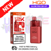 Strawberry Ice HQD Glow Pro 12K Puff Prefilled Pod Kit - ukvapeworld