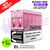 Straw Rasp Cherry ICE Bloody Bar Crystal 10K Puff Box Of 10