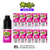 Straw Rasp Cherry Ice MixLabs Nic Salt BOX OF 10 - £17.99 - ukvapeworld