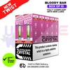 Shop Straw Water Bubblegum Bloody Bar Crystal 10K Puff Box Of 10
