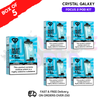 Straw Water Bubblegum Crystal Galaxy 30K Kits Box Of 5