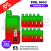Strawberry Watermelon pixl 8000 Kits Box Of 10 - ukvapeworld