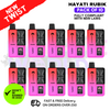 Strawberry Raspberry ICE Hayati Rubik 7K 7000 Puff Box Of 10