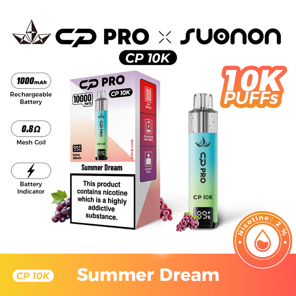 CP Pro 10K Puff Prefilled Pod Kit - Only £6.99