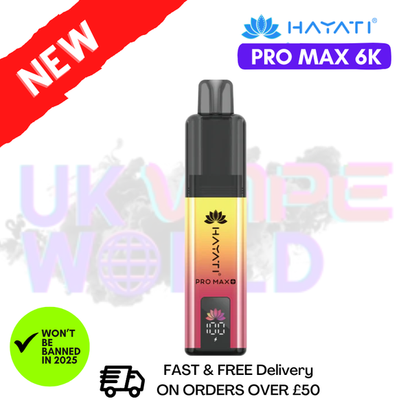 Sunset Aura Hayati Pro Max 6K Prefilled Pod Kit - Any 3 For £21 - UK Vapeworld
