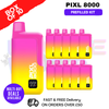 Tropical Wave pixl 8000 Kits Box Of 10 - ukvapeworld