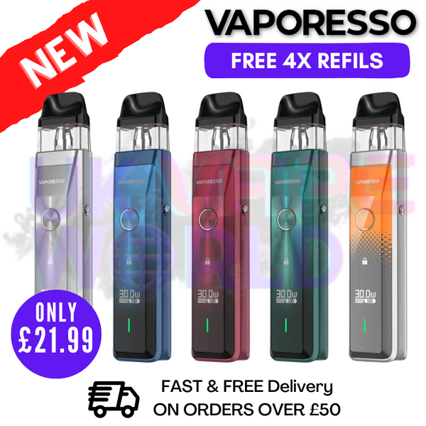Shop Vaporesso Xros Pro Pod Vape Kit | FREE 4X REFILS | £21.99 - UK Vape World