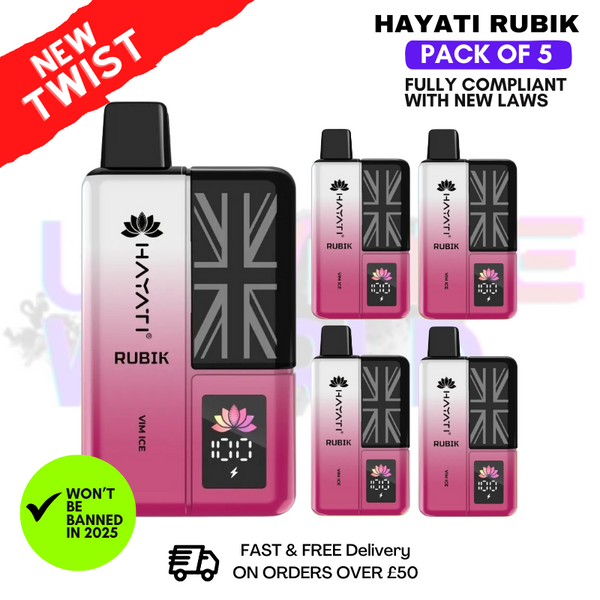Hayati Rubik 7000 Puff Vim Ice