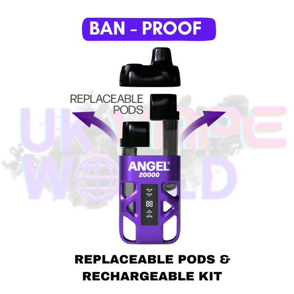 Violet Ediiton Angel Bar 20K Puff Twist Prefilled Pod Kit