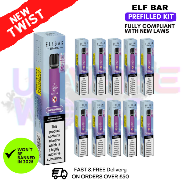 Watermelon Elf Bar Elfa Pro Kit Box of 10