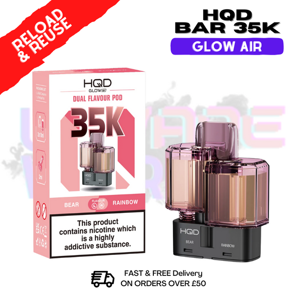 HQD 35K Glow Air Replacement Pods