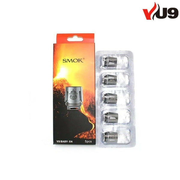 SMOK V8 Baby-X4 0.15ohm Coils Pack of 5 - UK VAPE WORLD