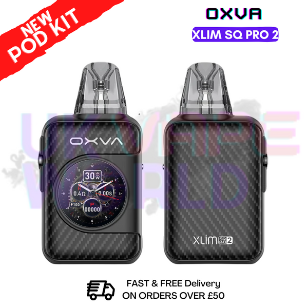 Oxva Xlim SQ Pro 2 Pod Kit + FREE Nic Salt - Only £22.99