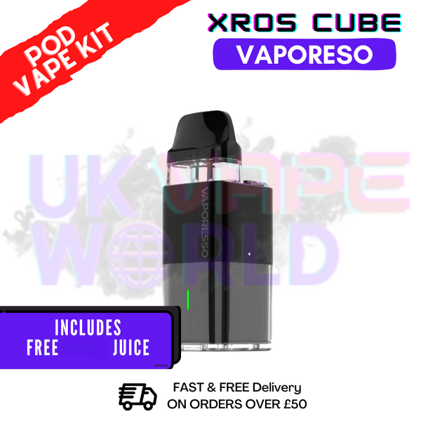 Shop Black Xros Cube Refillable Pod Vape Kit - UK Vape World