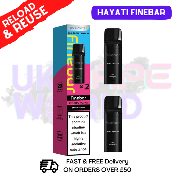 Hayati Finebar Prefilled Replacement Pods [Pack Of 2]