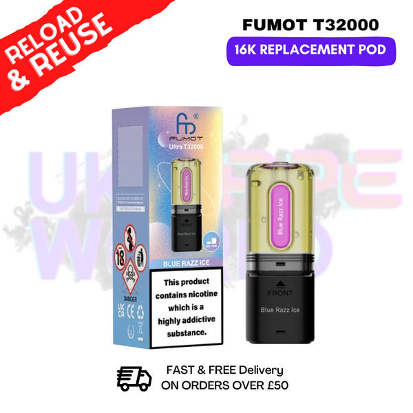 Fumot T32K RandM T32000 REPLACEMENT PODS