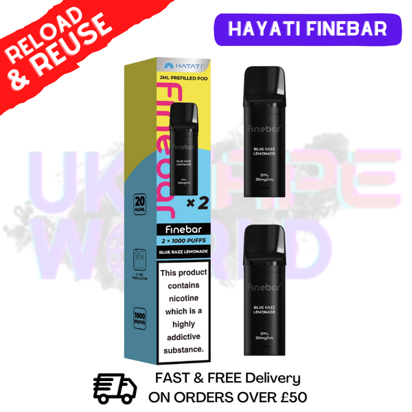 Hayati Finebar Prefilled Replacement Pods [Pack Of 2]