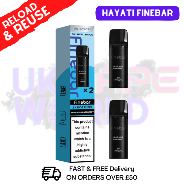 Hayati Finebar Prefilled Replacement Pods [Pack Of 2]