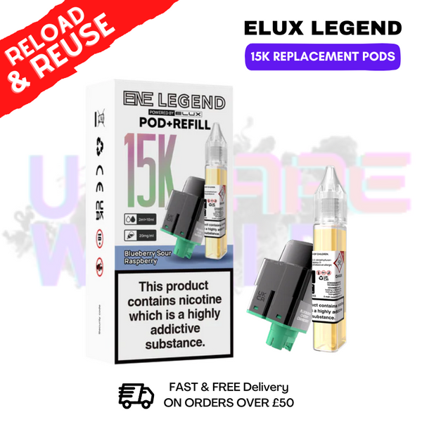Blueberry Sour Raspberry Ene 15K Replacement Pods - Lowest Price - ukvapeworld
