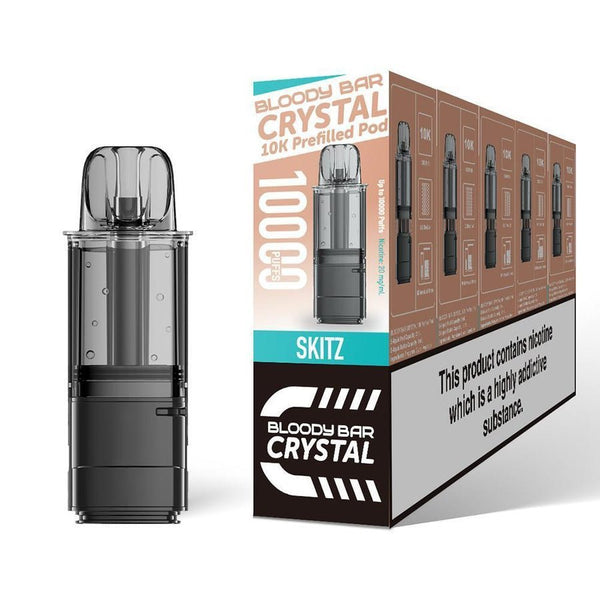 Bloody Bar Crystal 10k Replacement Pods Pack of 5 Skitz