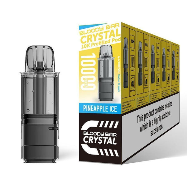 Bloody Bar Crystal 10k Replacement Pods Pack of 5 Pineapple Ice