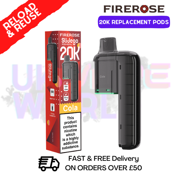 Cola Firerose SlideGo 20K Replacement Pods - ukvapeworld