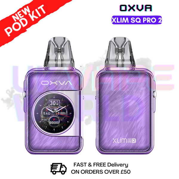 Oxva Xlim SQ Pro 2 Pod Kit + FREE Nic Salt - Only £22.99