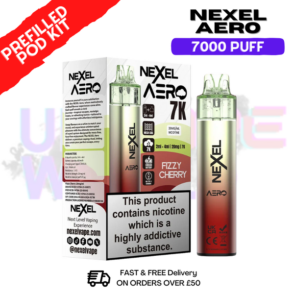 Nexel 7K Aero 7000 Puff Prefilled Pod Kit
