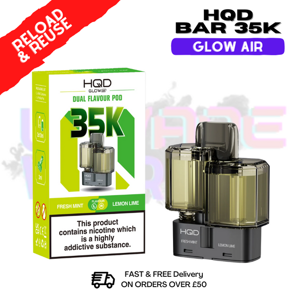 HQD 35K Glow Air Replacement Pods