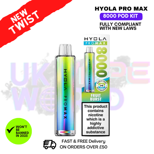 Fruit Burst Hyola Pro Max 8000 Puff Prefilled Pod Kit