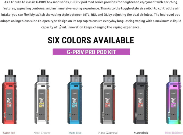 Smok G Priv Pro Pod Vape KiT