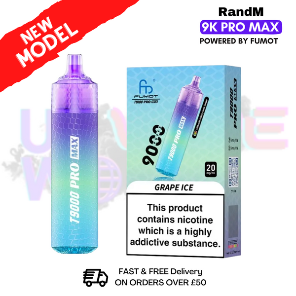 Grape Ice RandM T9000 Pro Max Pod Kit- ukvapeworld