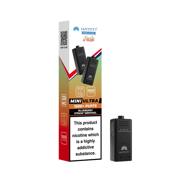 Hayati Mini Ultra 1500 Replacement Pods - Pack Of 5