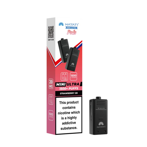 Hayati Mini Ultra 1500 Replacement Pods - Pack Of 5