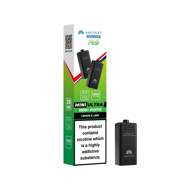Hayati Mini Ultra 1500 Replacement Pods - Pack Of 5