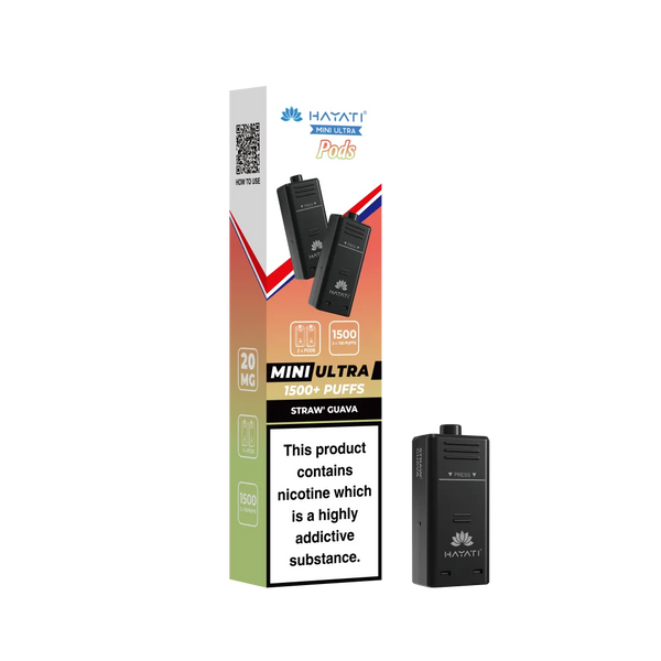 Hayati Mini Ultra 1500 Replacement Pods - Pack Of 5