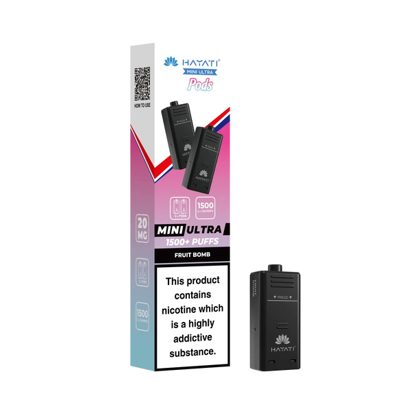 Hayati Mini Ultra 1500 Replacement Pods - Pack Of 5