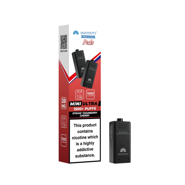 Hayati Mini Ultra 1500 Replacement Pods - Pack Of 5