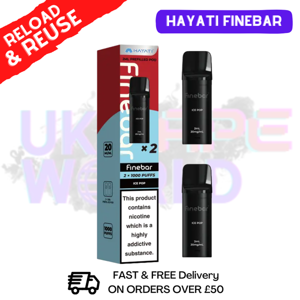 Hayati Finebar Prefilled Replacement Pods [Pack Of 2]