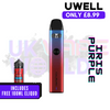 Iris Purple - Uwell Caliburn A2 Pod Vape Kit + Free 100ML Eliquid