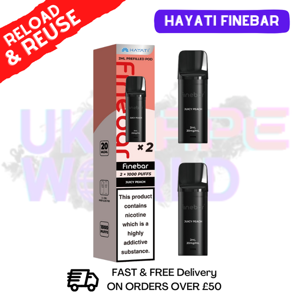 Hayati Finebar Prefilled Replacement Pods [Pack Of 2]