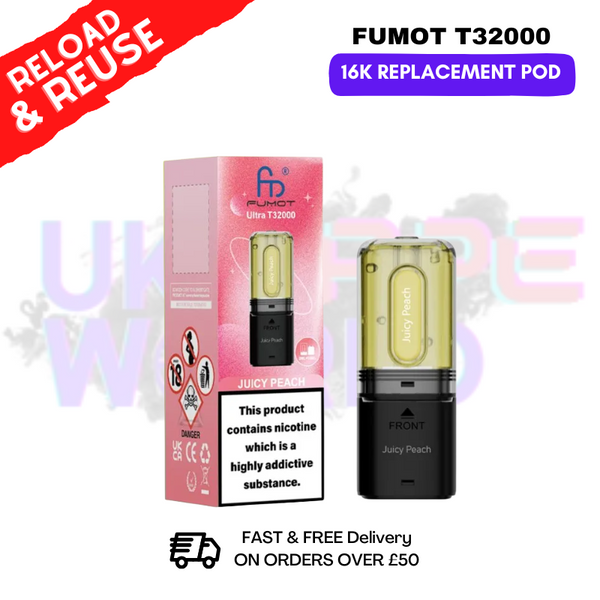 Fumot T32K RandM T32000 REPLACEMENT PODS