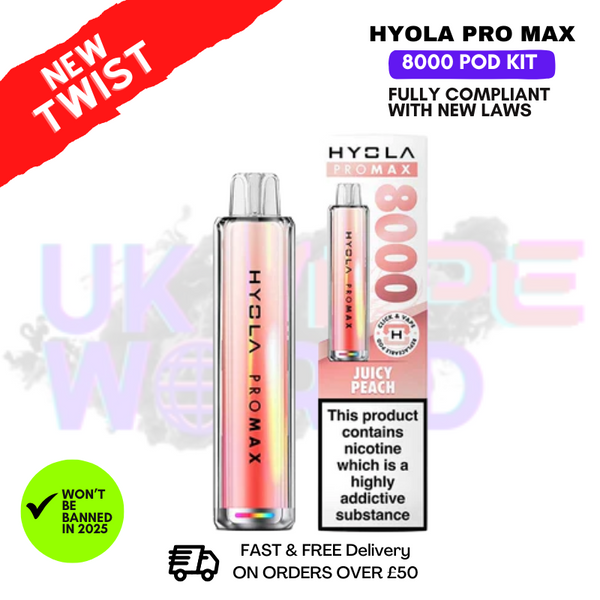 Hyola Pro Max 8000 Puff 8K Kit - ANY 2 FOR £15