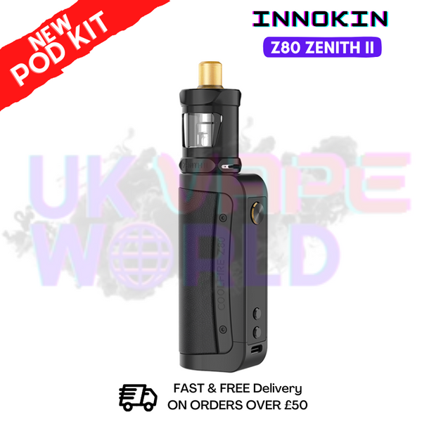 shop Leather Black Innokin CoolFire Z80 Zenith II Kit - Ukvapewolrd