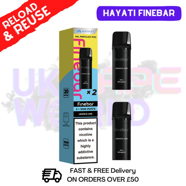 Hayati Finebar Prefilled Replacement Pods [Pack Of 2]