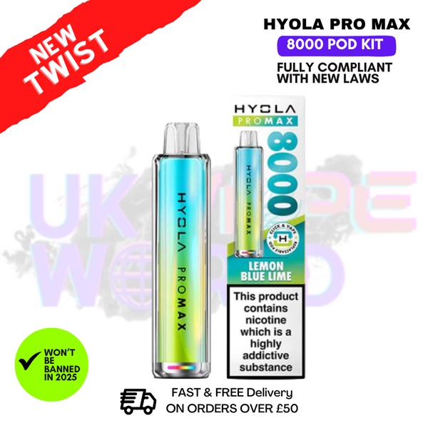 Hyola Pro Max 8000 Puff 8K Kit - ANY 2 FOR £15